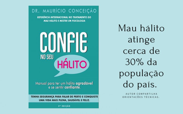 Mau hálito: livro traz orientações técnicas do especialista